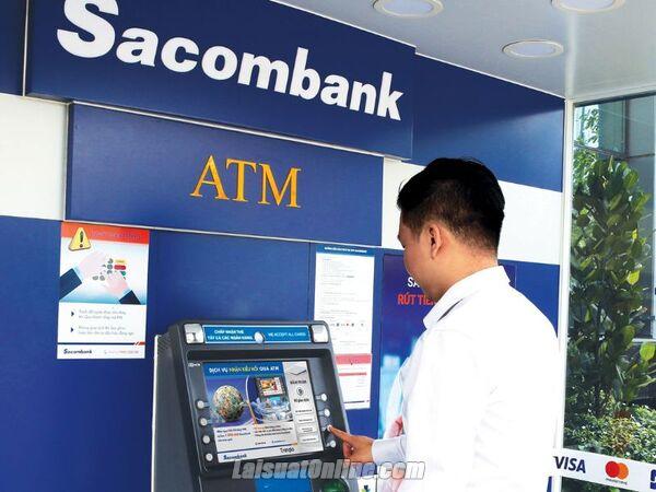 Hạn mức rút tiền tại ngân hàng Sacombank cao hơn so với ngân hàng khác